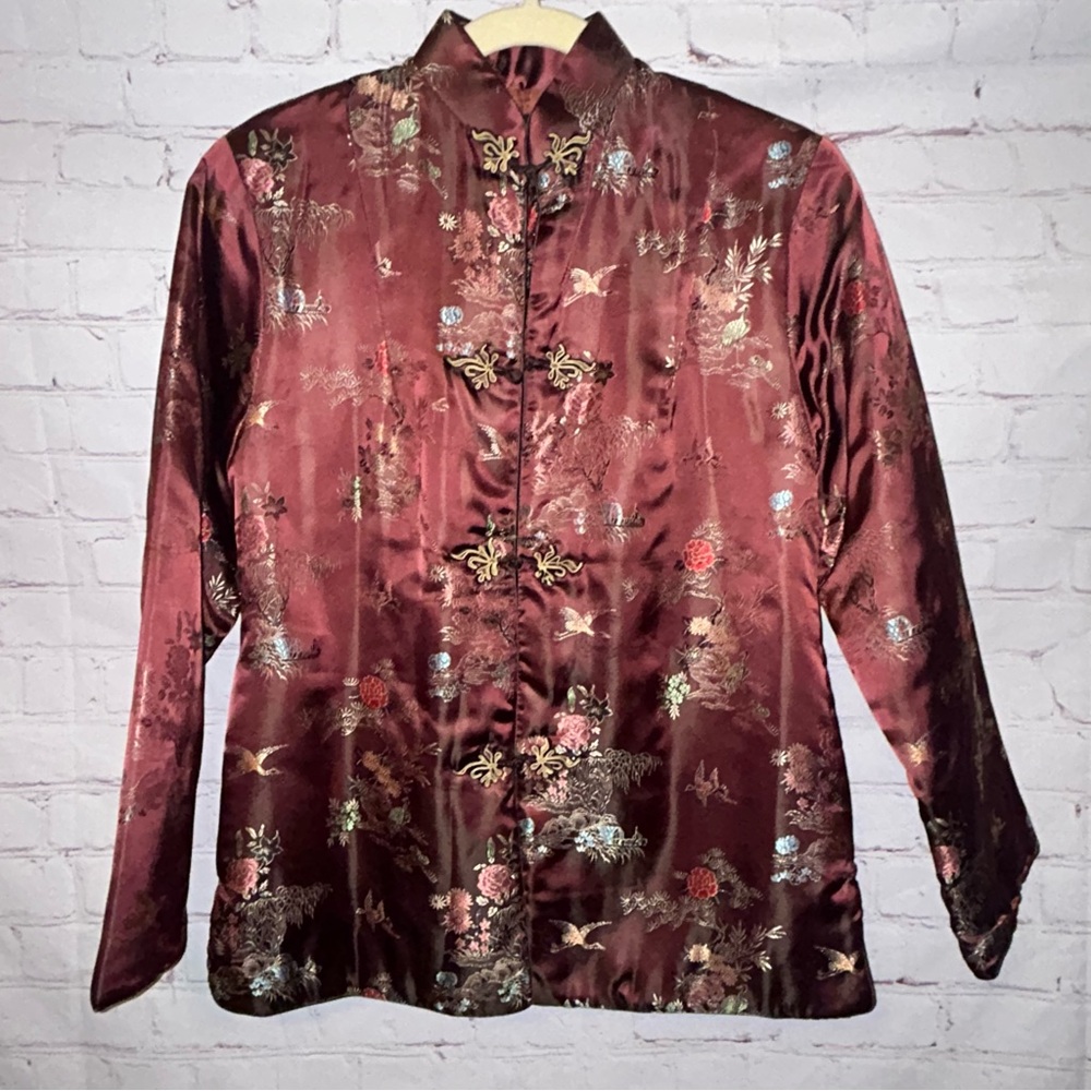 Vintage‎ Pearl Hong Kong Asian jacket size S - Picture 2 of 9